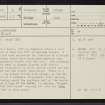Grummore, NC63NW 2, Ordnance Survey index card, page number 1, Recto