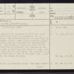 Creagach, NC63NW 7, Ordnance Survey index card, page number 1, Recto