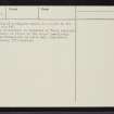 Gull Loch, NC64SE 17, Ordnance Survey index card, page number 3, Recto