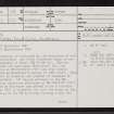 Rosal, NC64SE 28, Ordnance Survey index card, page number 1, Recto