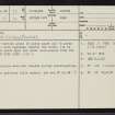 Syre, NC64SE 29, Ordnance Survey index card, page number 1, Recto