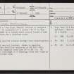 Langdale, NC64SE 31, Ordnance Survey index card, page number 1, Recto