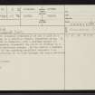 Borgie, NC65NE 5, Ordnance Survey index card, page number 1, Recto