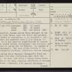 Baile Mhargaite, Bettyhill, NC66SE 3, Ordnance Survey index card, page number 1, Recto