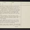 Baile Mhargaite, Bettyhill, NC66SE 3, Ordnance Survey index card, page number 3, Recto