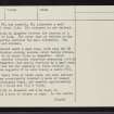 Baile Mhargaite, Bettyhill, NC66SE 3, Ordnance Survey index card, page number 4, Verso