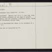 Baile Mhargaite, Bettyhill, NC66SE 3, Ordnance Survey index card, page number 9, Recto