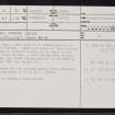 Carn Mean Leod, NC66SE 6, Ordnance Survey index card, page number 1, Recto