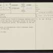 Farlary, NC70NE 6, Ordnance Survey index card, page number 1, Recto