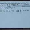 Cnoc An Ruidhean Chruidh, NC70NE 11, Ordnance Survey index card, Recto