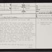 Grudie, NC70NW 1, Ordnance Survey index card, page number 1, Recto