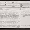 Grudie, NC70NW 3, Ordnance Survey index card, page number 1, Recto