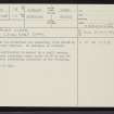 Morvich Lodge, NC70SE 18, Ordnance Survey index card, page number 1, Recto