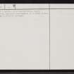 Achnagarron, NC70SW 18, Ordnance Survey index card, page number 2, Verso