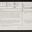 Rogart, NC70SW 32, Ordnance Survey index card, page number 1, Recto