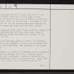 Achork, NC70SW 42, Ordnance Survey index card, page number 2, Verso