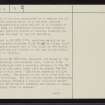 Achnamean, NC71SE 9, Ordnance Survey index card, page number 2, Verso