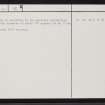 Dalmor, NC75NW 15, Ordnance Survey index card, page number 2, Verso