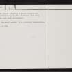 Achargary, NC75SW 2, Ordnance Survey index card, page number 2, Verso