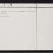 Loch Ma Naire, NC75SW 6, Ordnance Survey index card, page number 2, Verso