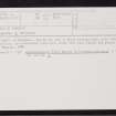 Meall An Dobhrain, NC76NE 4, Ordnance Survey index card, Recto