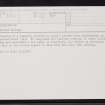Poulouriscaig, NC76NE 7, Ordnance Survey index card, Recto