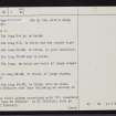 Armadale Burn, NC76SE 1, Ordnance Survey index card, page number 3, Recto