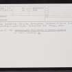 Armadale, NC76SE 18, Ordnance Survey index card, Recto