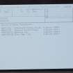 Armadale, NC76SE 18, Ordnance Survey index card, Recto