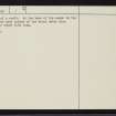 Farr, NC76SW 1, Ordnance Survey index card, page number 2, Verso