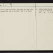 Fiscary, NC76SW 4, Ordnance Survey index card, page number 2, Verso