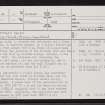 Kirtomy Moss, NC76SW 14, Ordnance Survey index card, page number 1, Recto