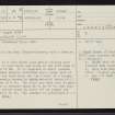 Allt Nam Ban, NC80NE 4, Ordnance Survey index card, page number 1, Recto