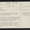Carrol, NC80NW 1, Ordnance Survey index card, page number 1, Recto