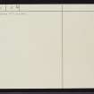 Kilbruar, NC80NW 5, Ordnance Survey index card, page number 2, Verso