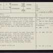 Carrol, NC80NW 13, Ordnance Survey index card, page number 1, Recto