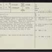 Kilcalmkill, NC80NW 15, Ordnance Survey index card, page number 1, Recto