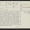 Sputie, NC80SE 14, Ordnance Survey index card, page number 1, Recto