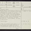 Uppat, NC80SE 16, Ordnance Survey index card, page number 1, Recto