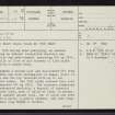 Golspie, NC80SW 18, Ordnance Survey index card, page number 1, Recto