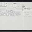 Dairy Wood, Dunrobin, NC80SW 25, Ordnance Survey index card, page number 1, Recto