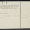 Dalcharn, NC82NE 13, Ordnance Survey index card, page number 2, Verso