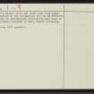 Achan, NC82NW 10, Ordnance Survey index card, page number 2, Verso