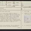 Learable Hill, NC82SE 4, Ordnance Survey index card, page number 1, Recto