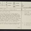 Learable Hill, NC82SE 5, Ordnance Survey index card, page number 1, Recto