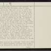 Harvieston, NC83SW 2, Ordnance Survey index card, page number 2, Verso