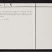 Greamachary, NC84SE 1, Ordnance Survey index card, page number 2, Verso