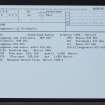 Brawl, NC86NW 11, Ordnance Survey index card, Recto