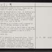 Strath Halladale, NC86SE 3, Ordnance Survey index card, page number 2, Verso