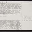 Strath Halladale, NC86SE 3, Ordnance Survey index card, page number 3, Recto